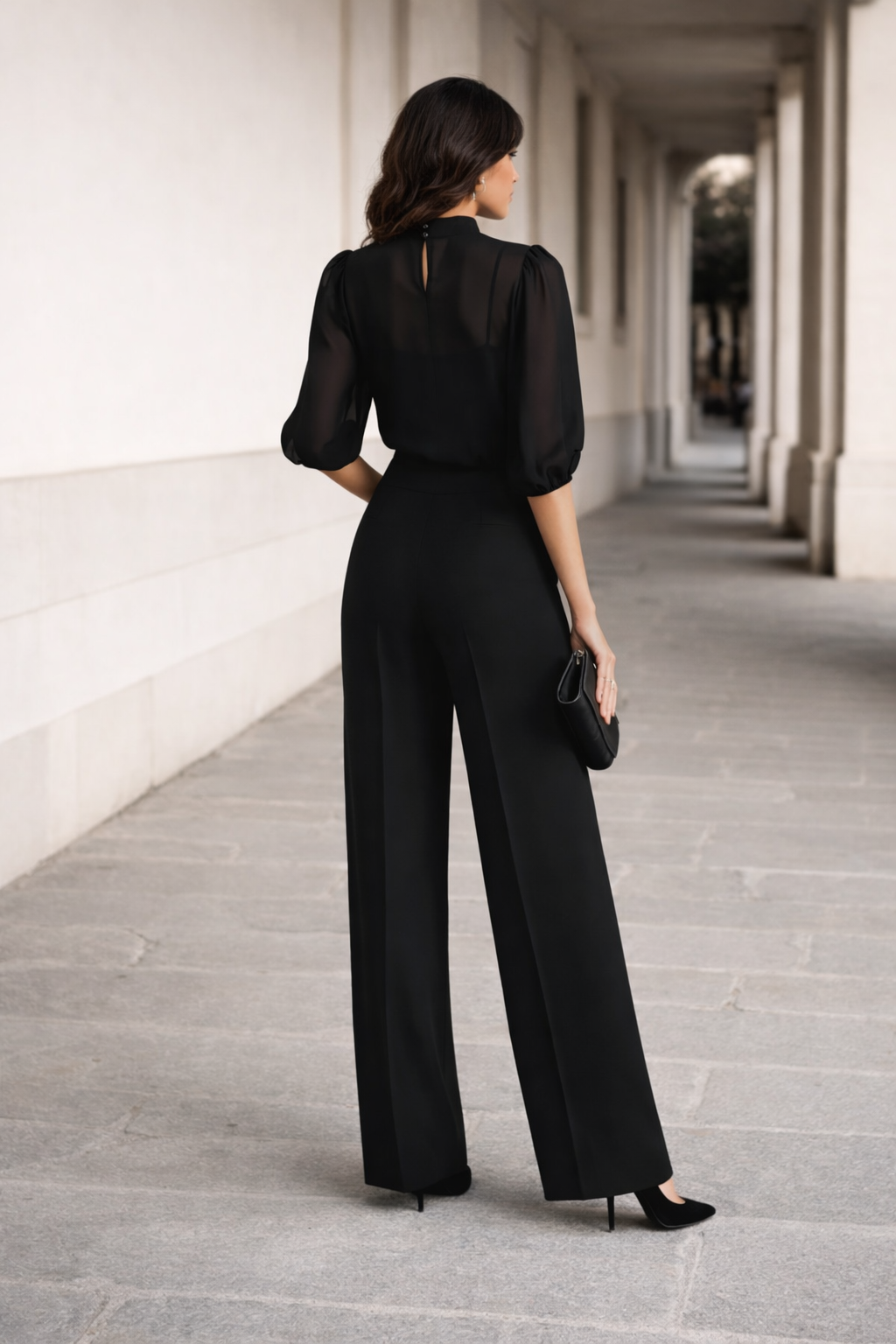 Connie - Elegant Blouse &amp; Pants Set