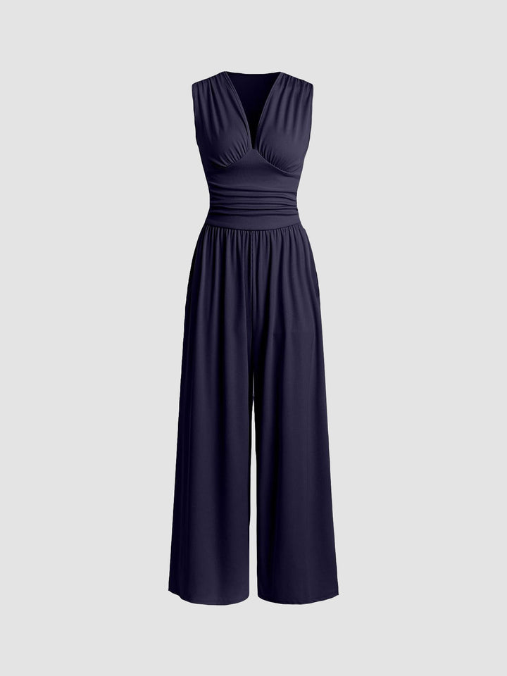 Marcia - Flattering V-Neck Jumpsuit