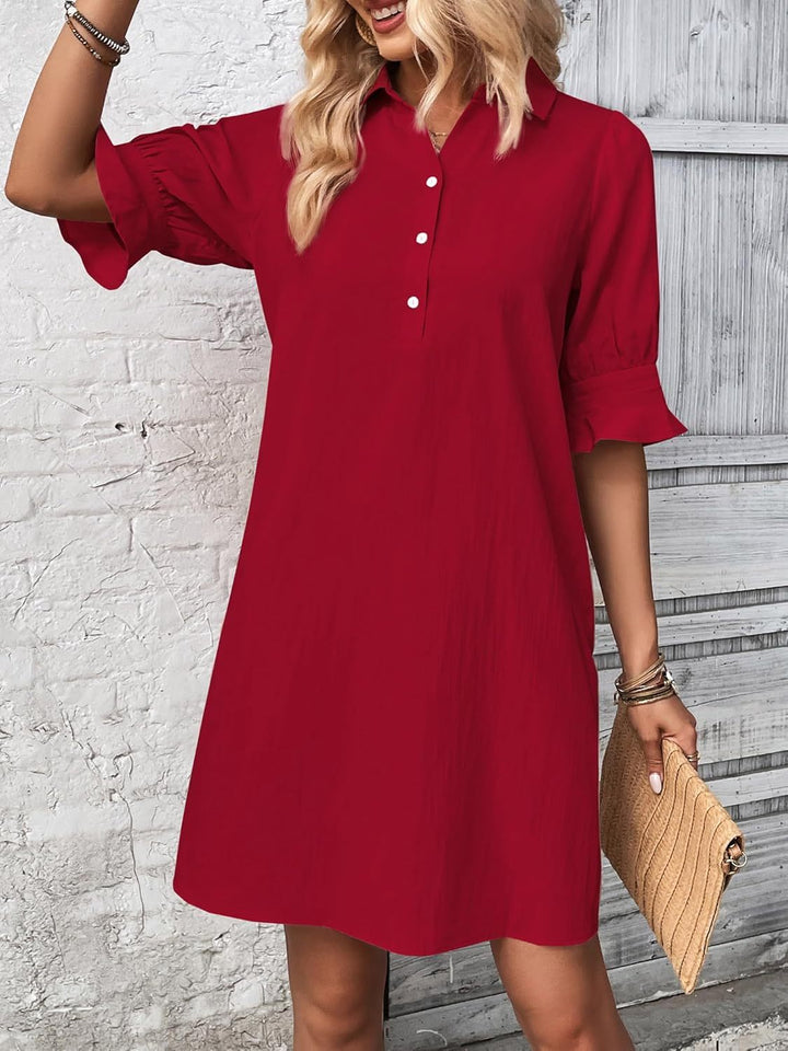 Cameron | Elegant Ruffle Dress