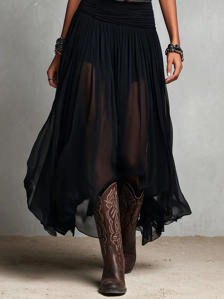 Giselle™ | Tank &amp; Tulle-Skirt Maxi Dress