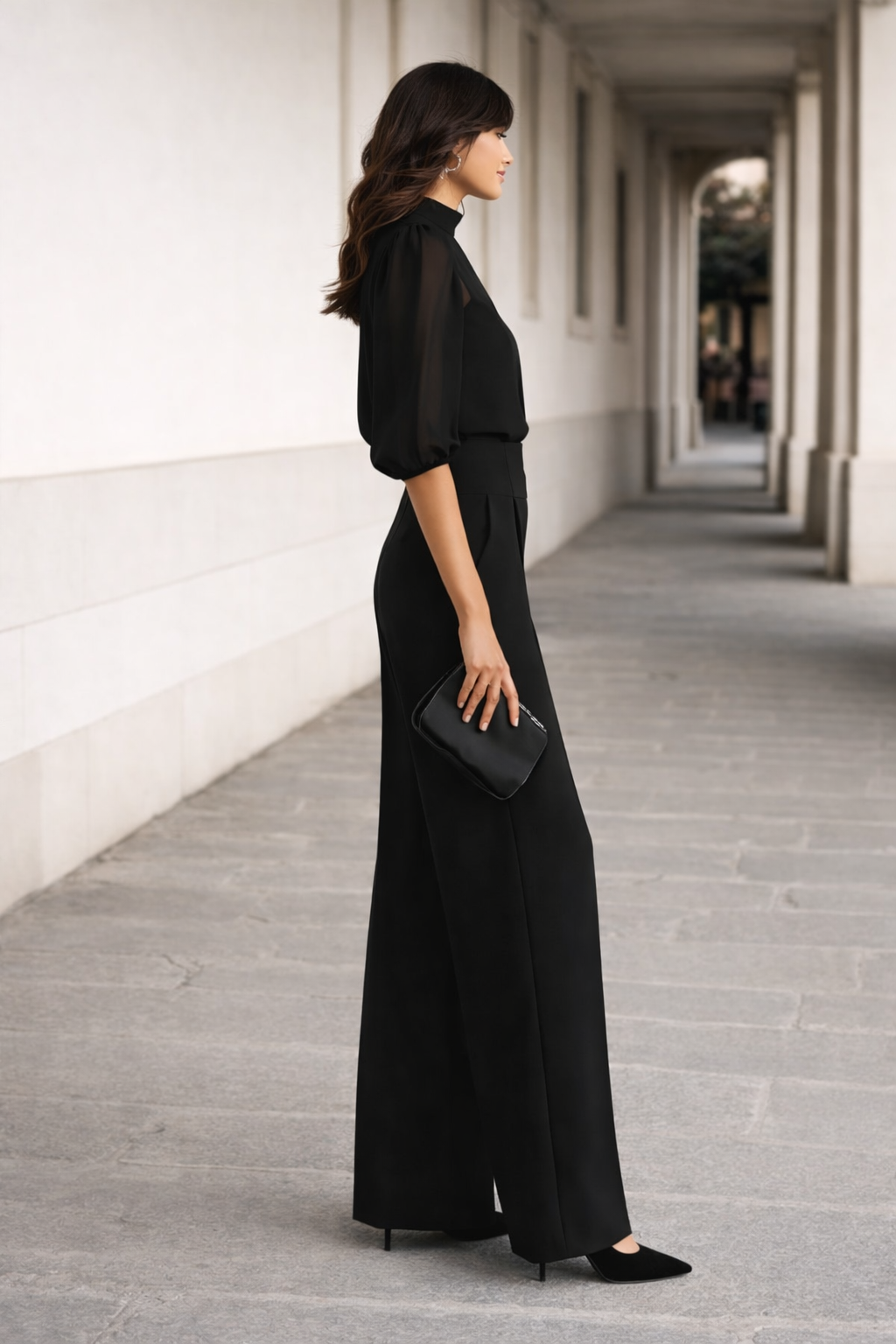 Connie - Elegant Blouse &amp; Pants Set