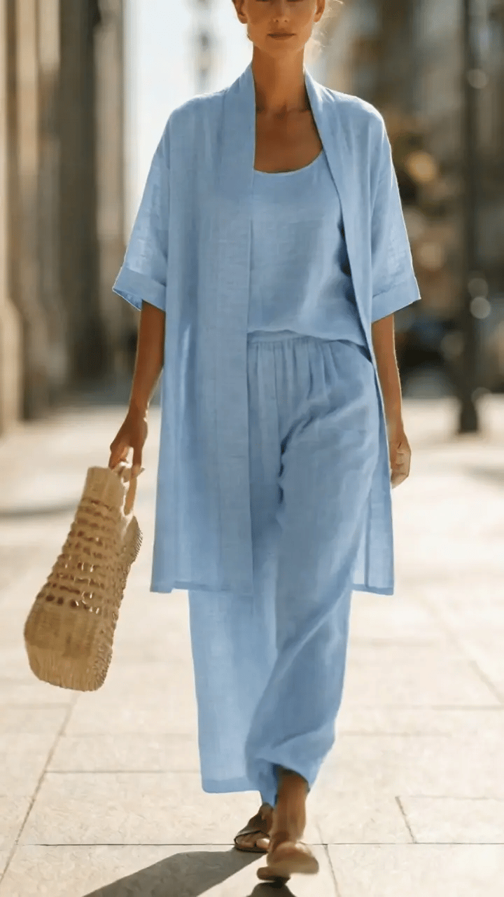 Lois - Relaxed Wide-Leg Set