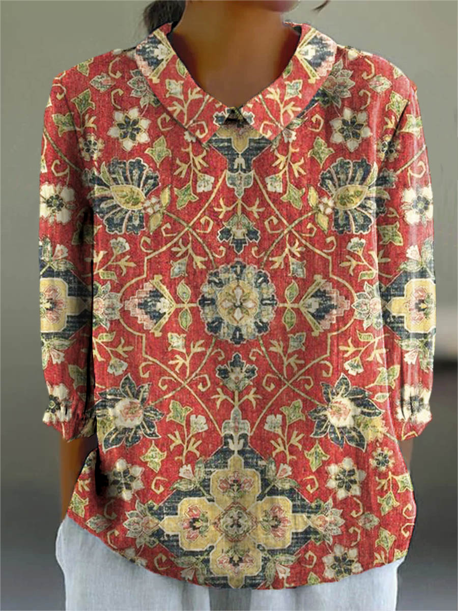 Gathered Shoulder Blouse by Mia