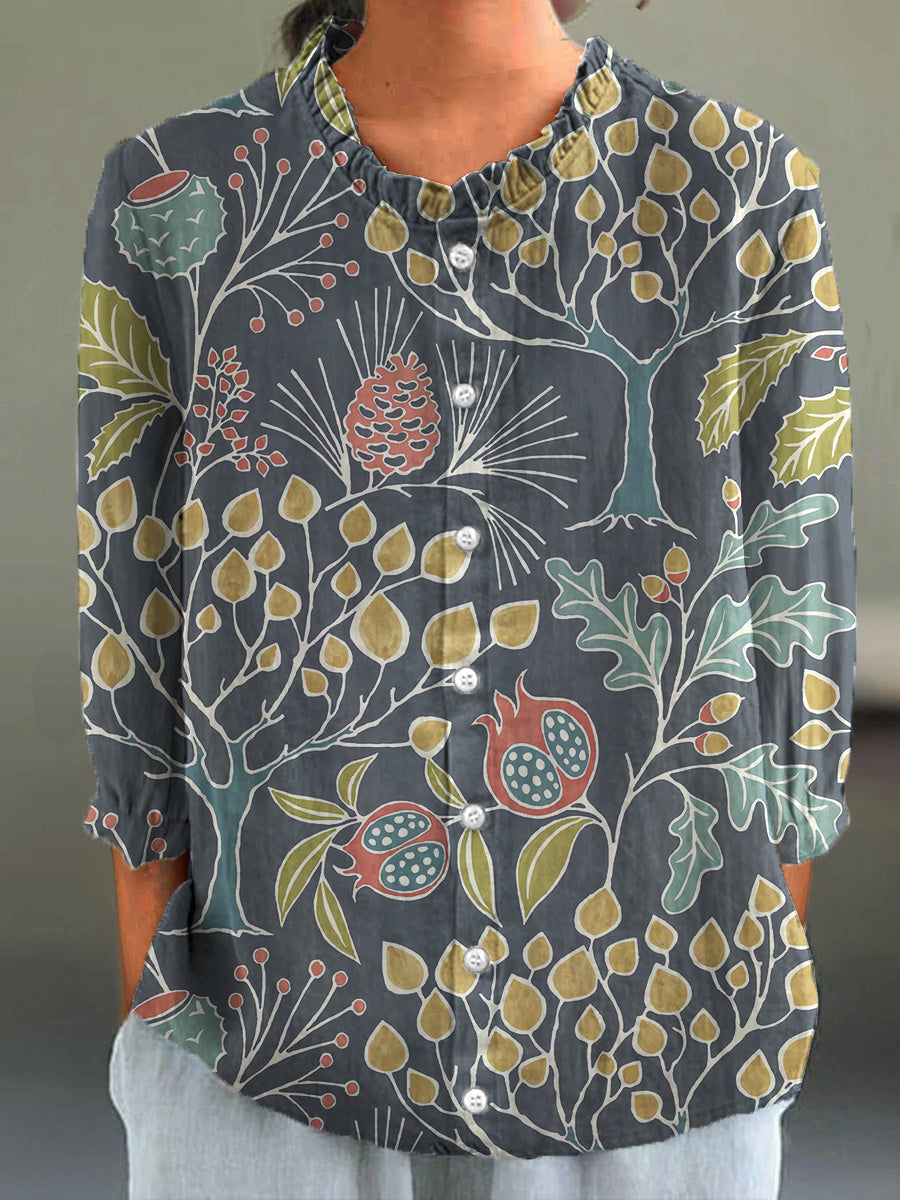 Delicate Hazel Print Blouse
